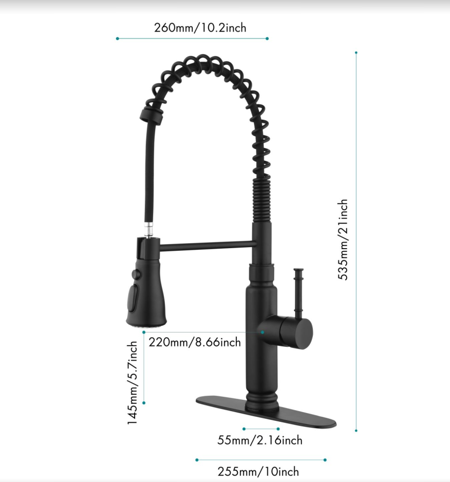 Touch Kitchen Faucet with Pull Down Sprayer