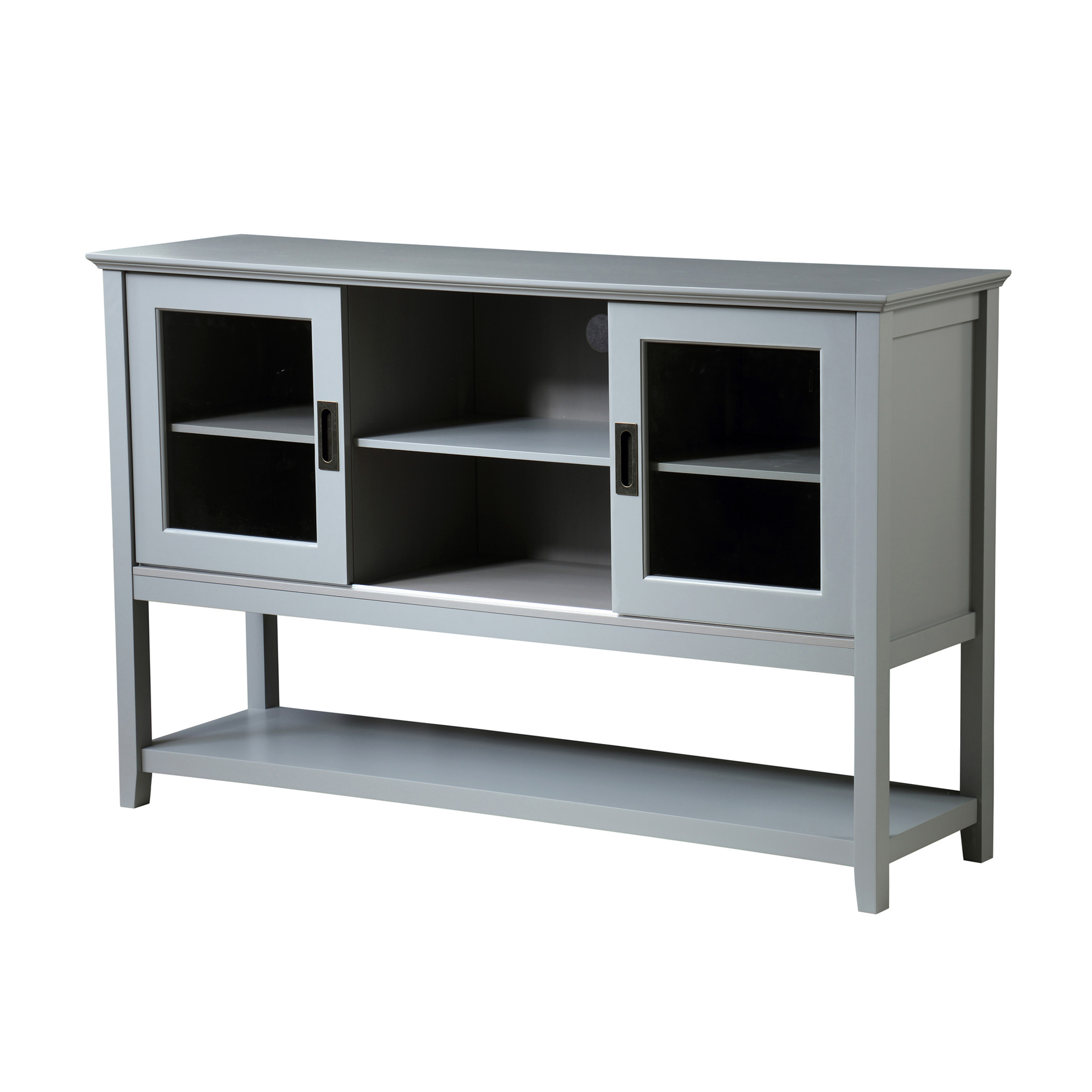 Sideboard Buffet Table with Doors,Grey